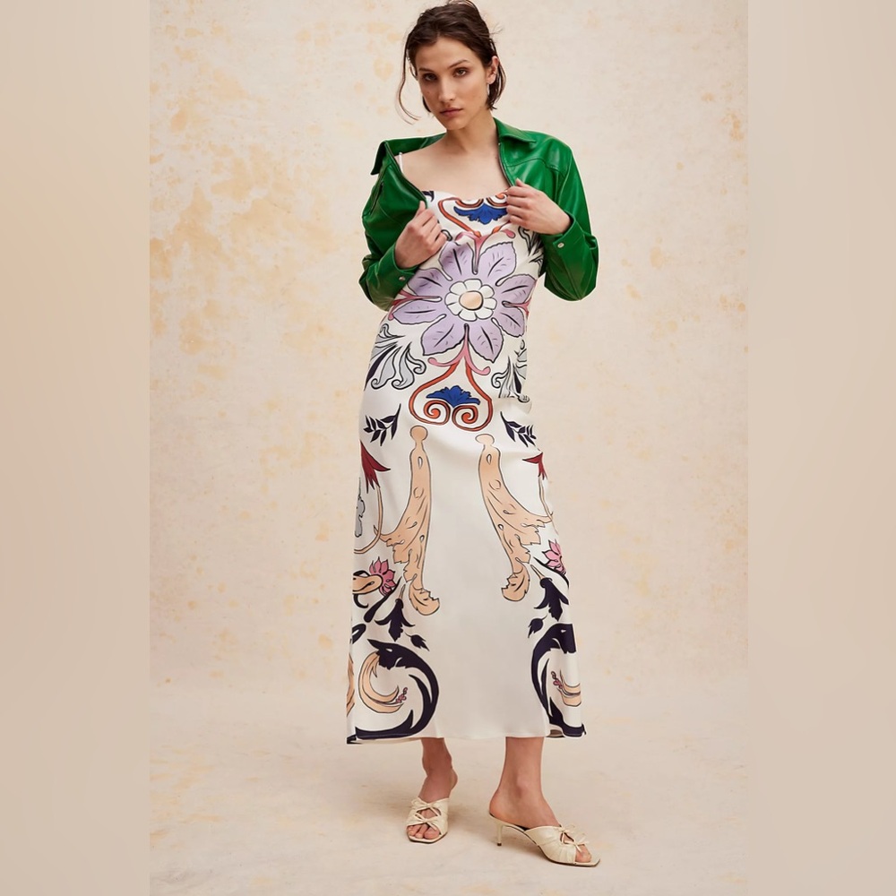 Free People CAROLINA K Scrolls Slip Dress XS
